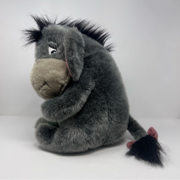 Disney Store Winnie The Pooh Eeyore Soft Plush Stuffed Animal - Picture 3 of 7
